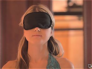 blindfolded Doris Ivy does suck off and gets pulverized in her new undergarments