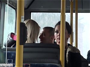 Public bang-out on the bus on the way to college